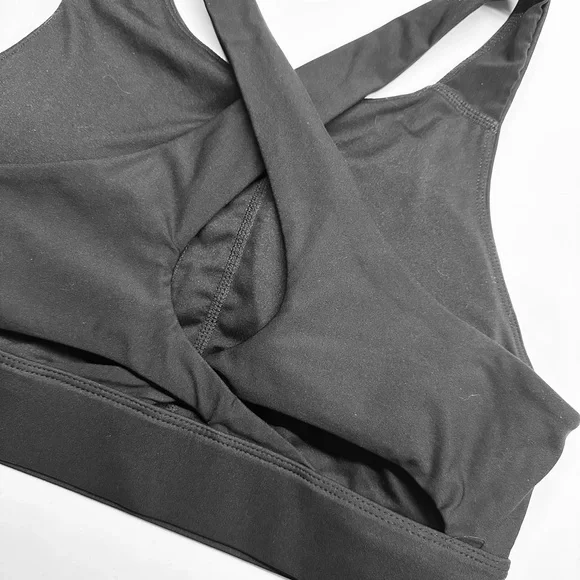 Fabletics No Bounce High Impact Black Sports Bra - Picture 4 of 7
